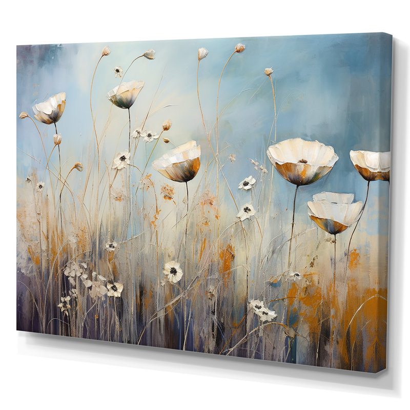 Scerene Wildflowers In Bloom V sur impression sur toile, Toile tendue, H 34 po x l 44 po