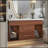 35.4"Single Bathroom Vanity With Integrated Ceramic Sink