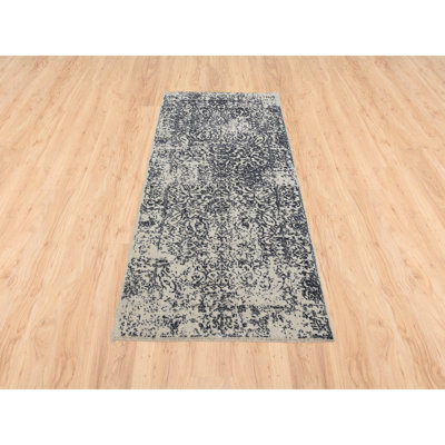 Mullanie One-of-a-Kind Runner 2'6" X 6'0" New Age Runner Area Rug in Gray