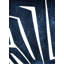 Labyrinthe bleu - impression abstraite moderne encadrée