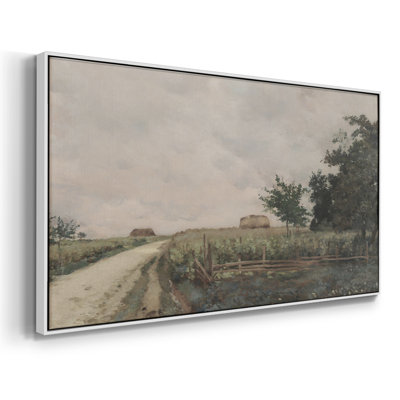 Série paysage - DCLVII - Toile tendue avec châssis encadré - Prêt à être accroché