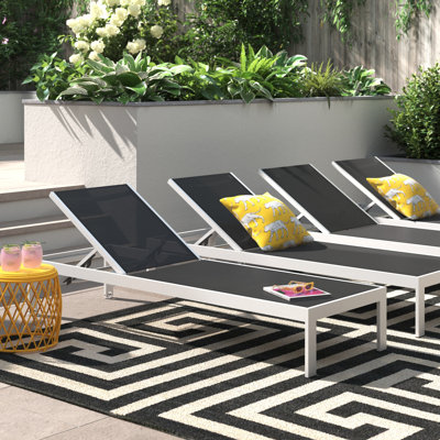 Shore Aluminum Outdoor Chaise by Modway