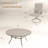 8-Person Patio Dining Set With Swivel Chairs-1749482954