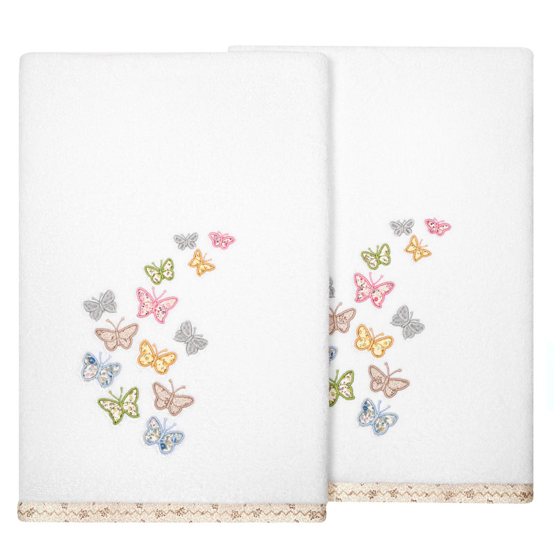 Midweight Bath Towel, White