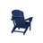 Folding Adirondack Chair With Side Table, Adirondack Chair Set With Wood Texture(Includes 2 Chairs And 1 Table)-939864687