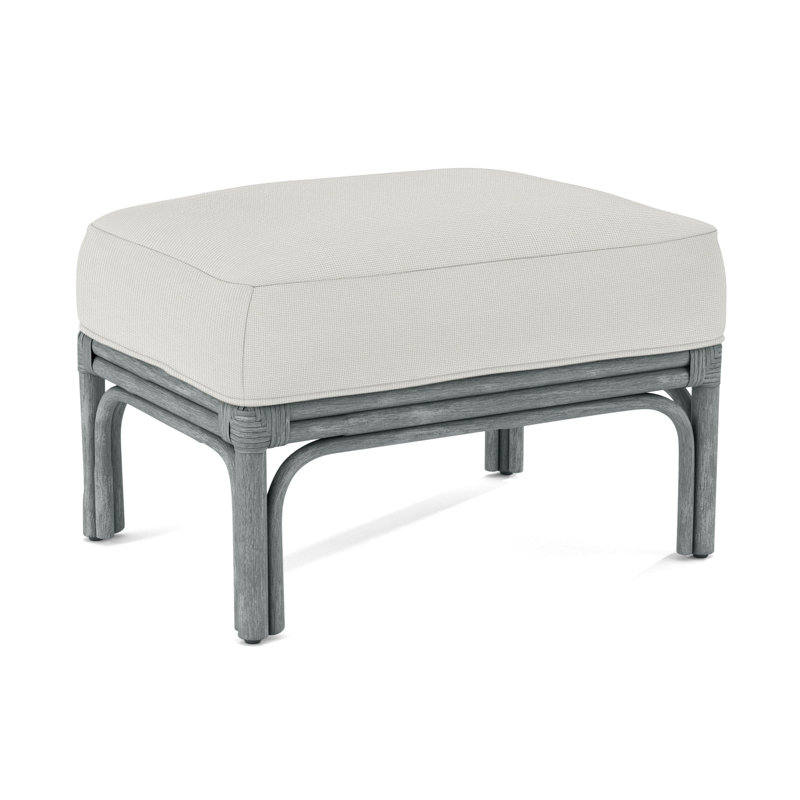 Repose-pieds rectangulaire 26 po Boca, Mûre unie ‑ 0812-13, Graine de lin
