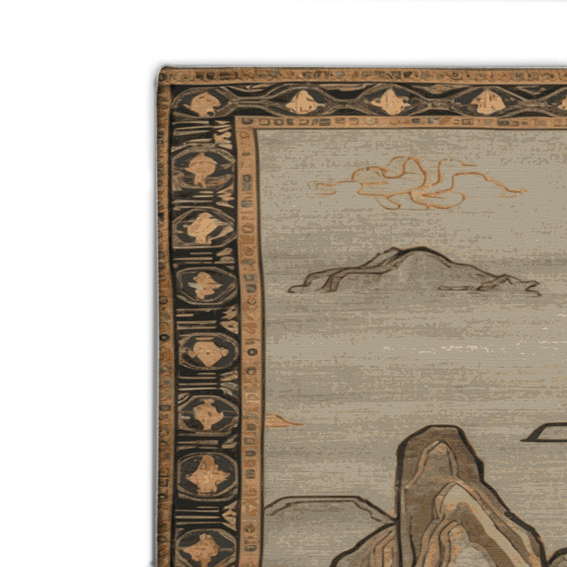 Tapis intérieur et extérieur ArtDeco, Rectangle 4pi x 6 pi