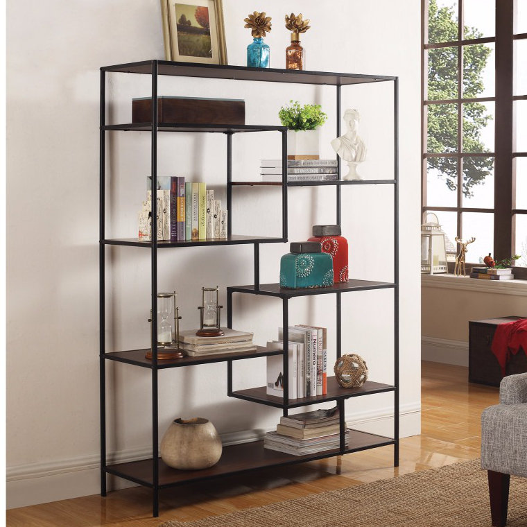 Lauber Bookcase, (7 Shelves) 65" H x 48" W x 15" D