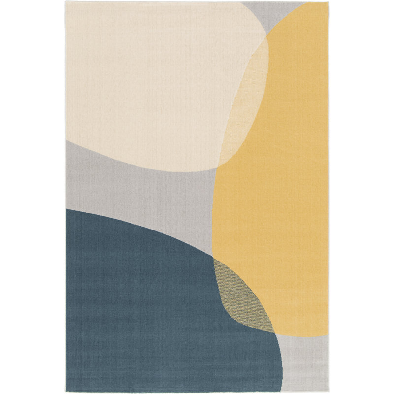 Kilpatrick Abstract Area Rug, Rectangle 80 x 150cm