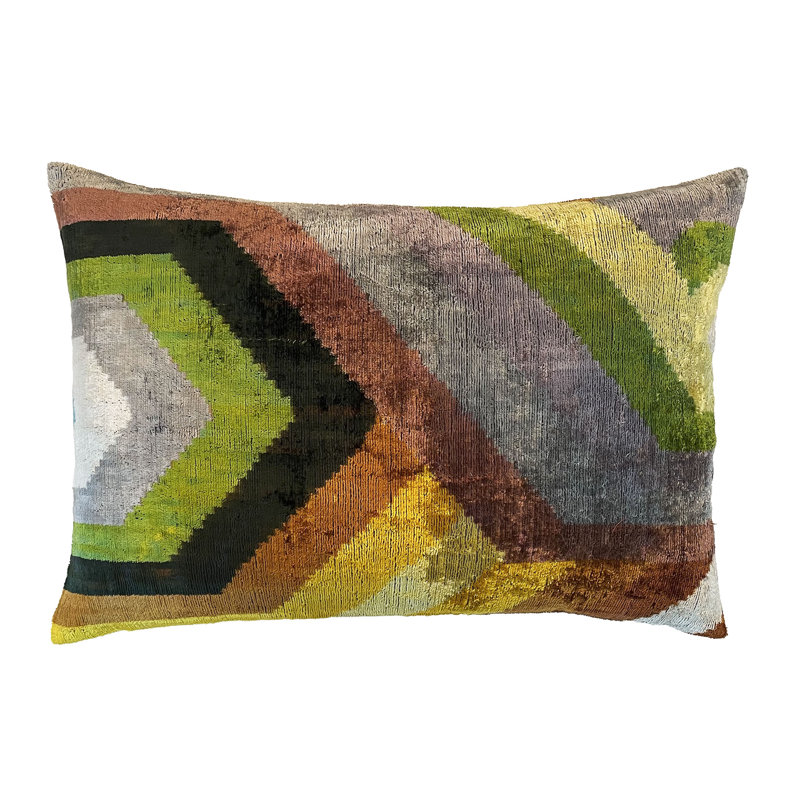 Velvet Lumbar Pillow Cover & Insert