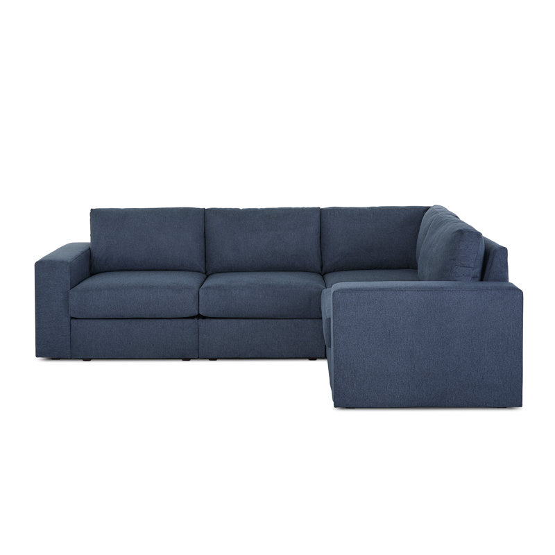 Canapé modulaire à 4 places Flex, Bleu