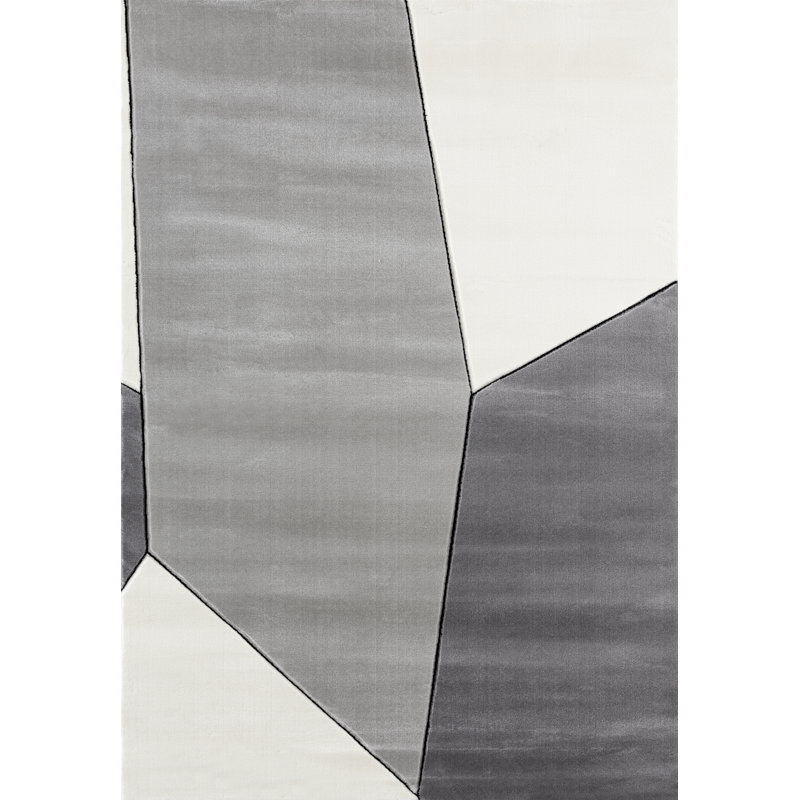 Tapis gris, Rectangle 5 pi 3 po x 7 pi 7 po