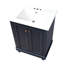 Meuble-lavabo autoportant 24 po avec lavabo en céramique, armoire en bois massif avec pieds en forme de boule et tablette réglable, bleu / vert / blanc-1593540157