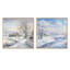Farmhouse Snow Winter Scenery - Winter Collage Square, lot de 2-1724528833-1724528835
