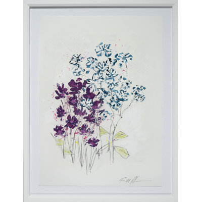Love Me Floral II Framed Print