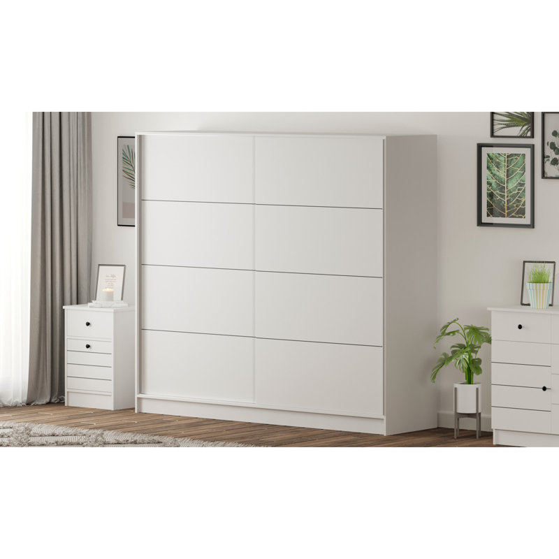 Ishrat 2 Door Manufactured Wood Wardrobe