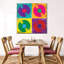 Bonbons disques vinyles sur toile-391859126
