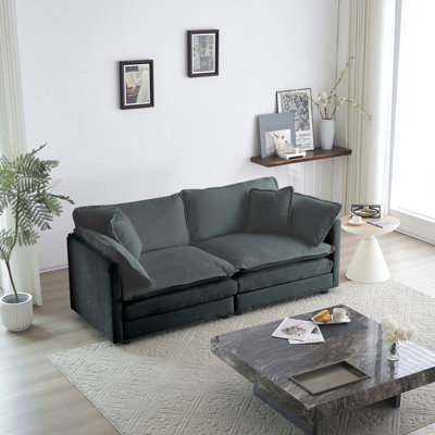 Fabric Loveseat Sofa Couch