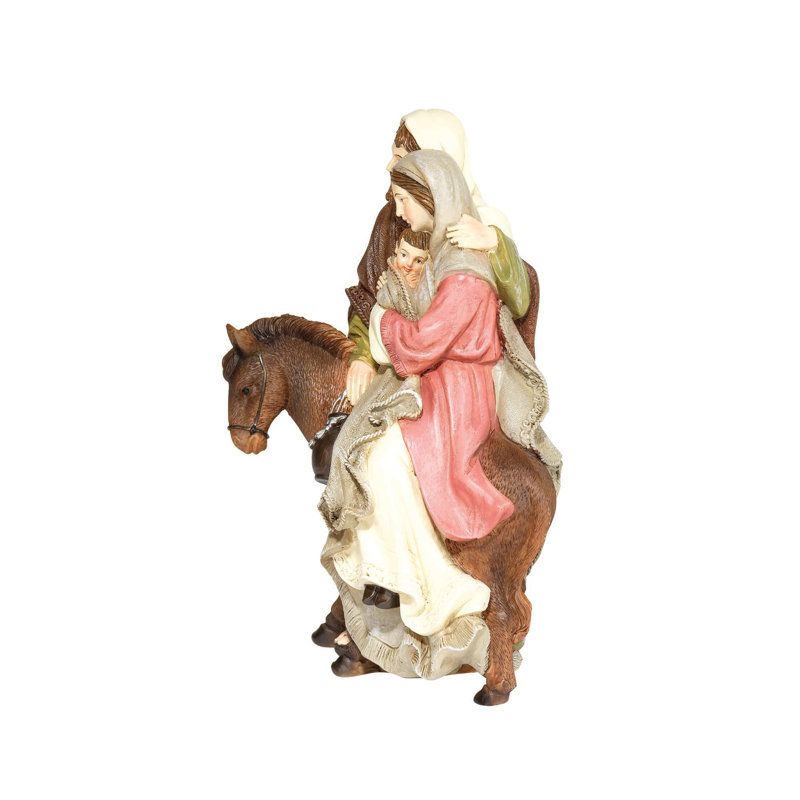 Figurines et objets de collection «Sainte famille sur l'âne»