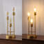 Lampe de table à DEL moderne en métal / verre grainé à 3 lumières de 20,5 po Caversham-822750635
