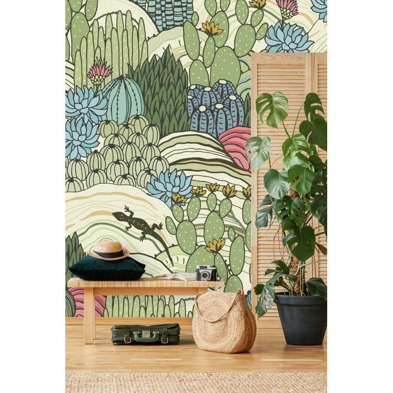 Panneau de papier peint adhésif L 10,4 pi x l 125 po Arelyn