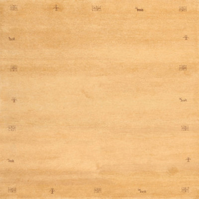 Tapis contemporain orange