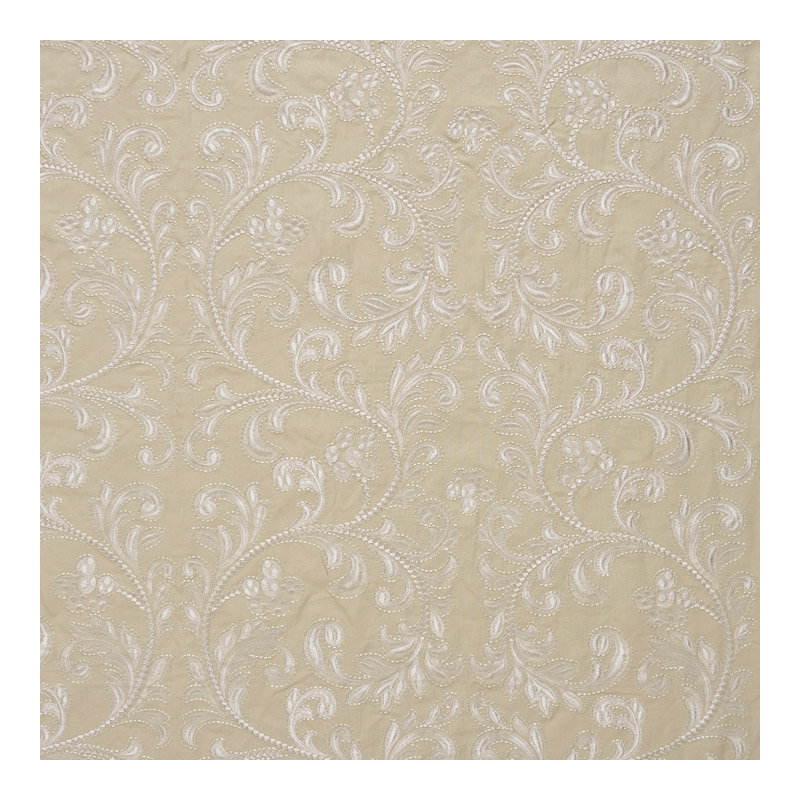 Oriana Chiara Embroidery Fabric, Chardonnay