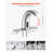 Touchless Bathroom Sink Faucet Automatic Motion Sensor 9/16 Brushed Nickel