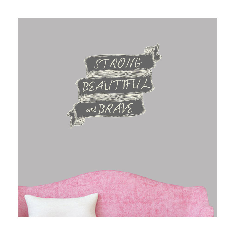 Text & Numbers Wall Decal, 16" H x 18" W