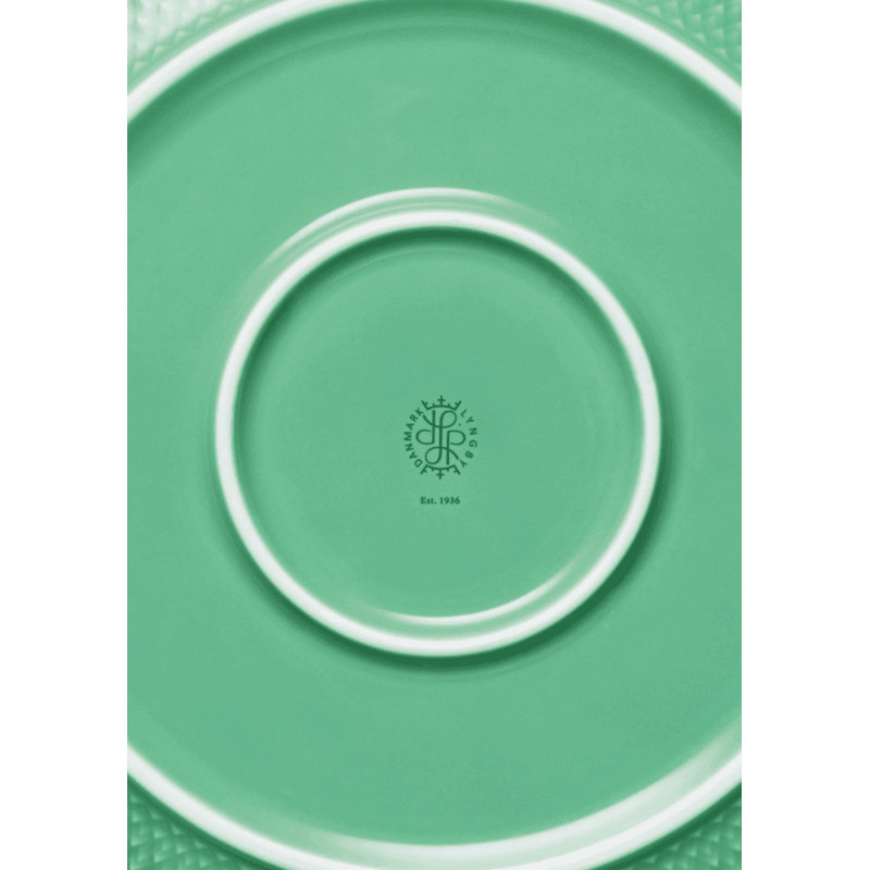 Rhombe Porcelain Serving Bowl, Green