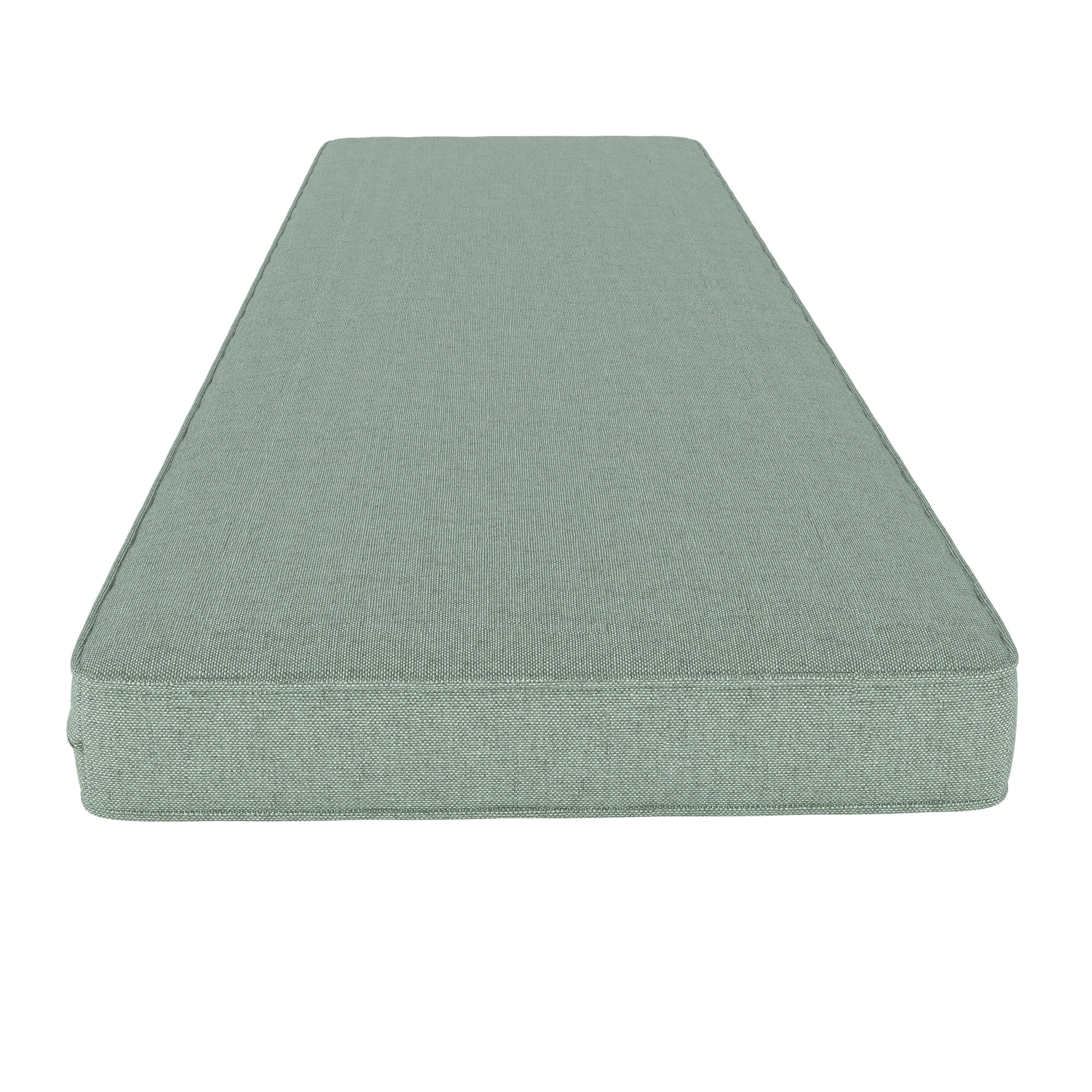 Indoor/Outdoor Sunbrella® Seat Cushion, Canvas Spa Sunbrella® Canvas, 65" W x 18" D