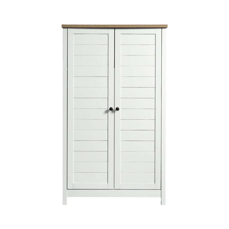 Armoire de rangement, finition blanche