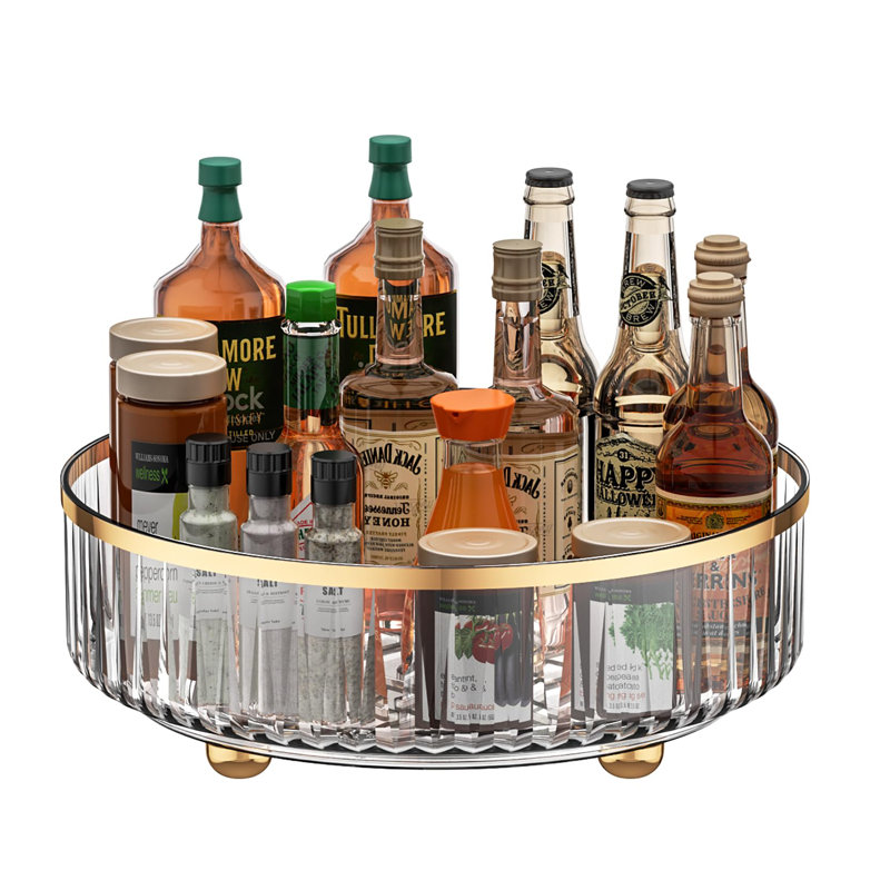 Nanisha Plastic Cabinet Shelving Rack, Clear