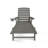 Outdoor Wood Texture Pool Reclining Lounge Chaise  With Wheels & Cup Holder (Set of 2)-1081756953