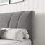  Upholstered Platform Bed with Adjustable Headboard-417069813-417069816