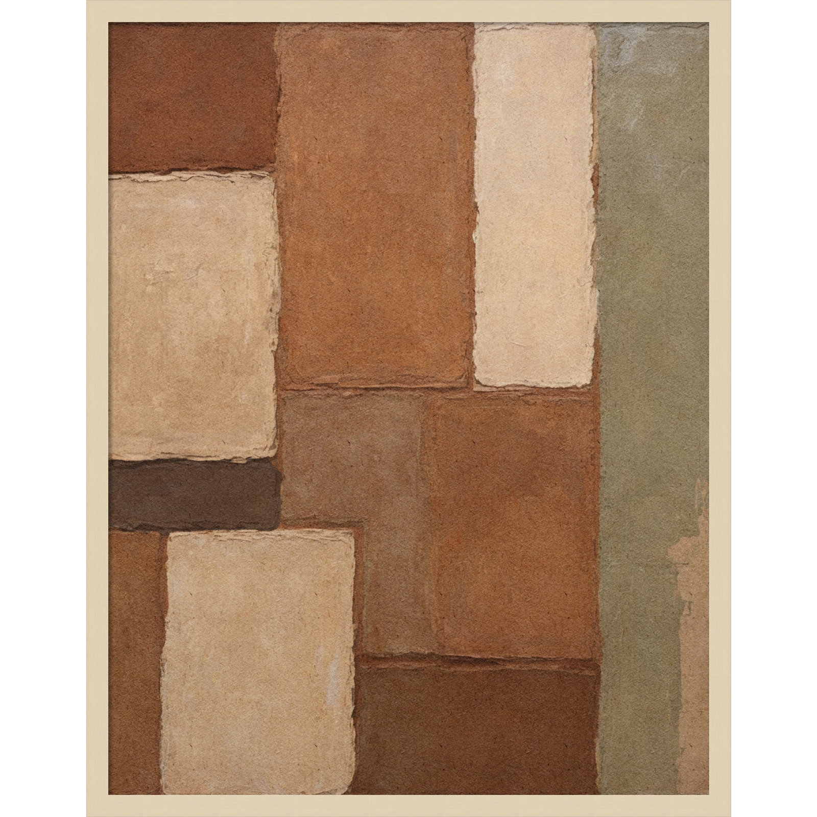 Arcilla Print by Dan Hobday, Brown, 33" H x 26" W