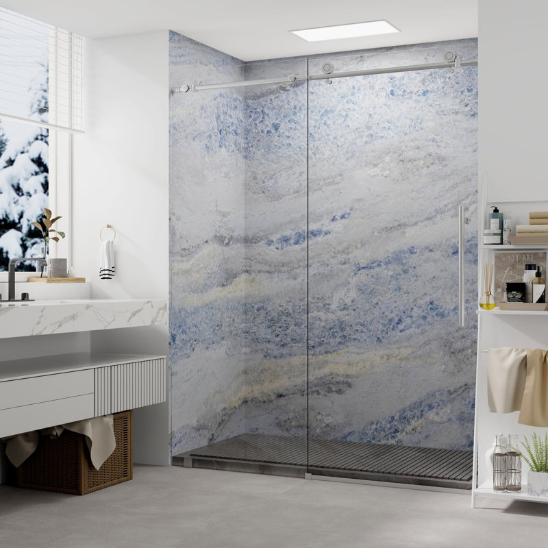 Ensemble de mur de douche l 60 po x P 32 po x H 84 po Azul (5 pièces)