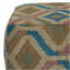 Johanna - Pouf carré - Multicolore - Tissu-120220120