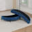 47.2" W Modern Half Moon-shaped Storage Ottoman With Metal Legs-694861933