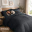 Imperial Homeware London Microfiber Striped Duvet Cover Set with Pillowcases-116167089-116167083