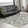 Mamane Transitional Floral Green Area Rug