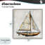 Vintage Sailboat Drawing Blueprint Framed Giclee, design by Creative Studio-130759228-130759233