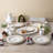 Noritake Charlotta Gold Holiday Tree 9" Accent Plates