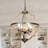 Edwards 4 - Light Dimmable Geometric Chandelier