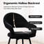 Tabouret de comptoir pivotant rembourré avec dossier incurvé et structure en métal (ensemble de 4)-562760719-562760717