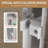 Adjustable 54 W X 72 H Aluminum Frame Sliding Shower Door With Clear Tempered Glass And Dual Stainless Steel Handles