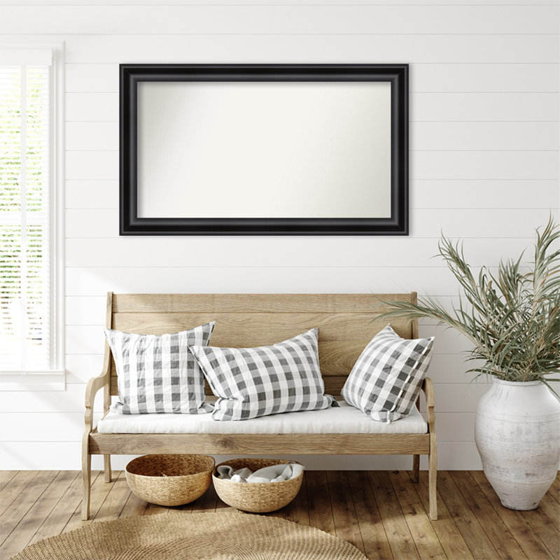 Miroir d'appoint mural en plastique Churchton, 30,75 po x 51,75 po