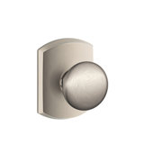 F Series Plymouth Passage Knobset with Greenwich Rosette