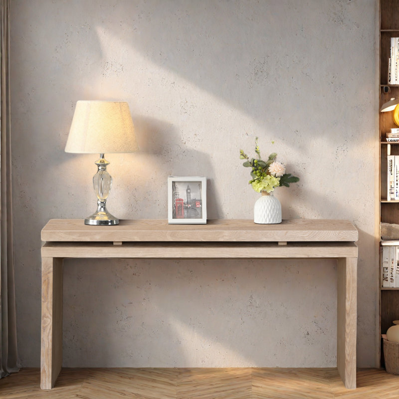 Console avec suspension à deux planches, Antique Natural