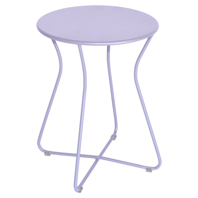 Cocotte Outdoor Round Side Table, Marshmallow